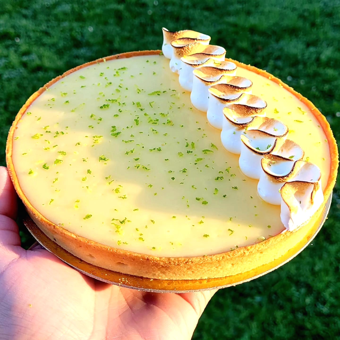 Tarte citron signature avec meringue toastée